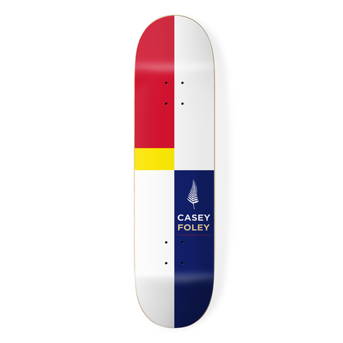 4 Skateboards Casey Foley Maritime Deck Red/Yellow 8.5