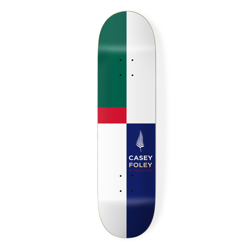 4 Skateboards Casey Foley Maritime Deck Red/Green 8.5