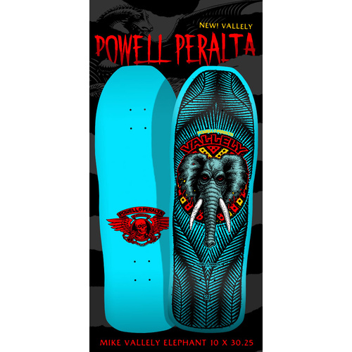 Powell Peralta Re-Issue Mike Vallely Elephant Deck Blue