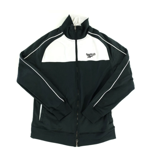 Vintage Reebok Windbreaker Medium Black/White