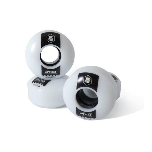 4 Skateboard Wheels Softies 85a