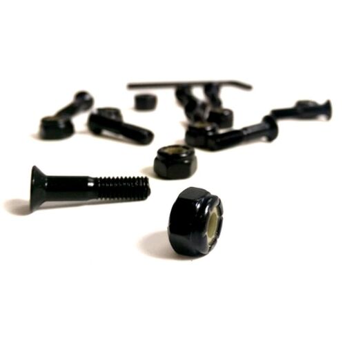 Trinity 1" Black Skateboard Hardware